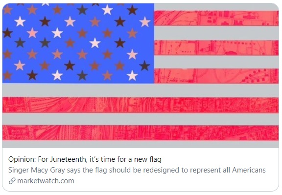 Proposed new flag for Juneteenth