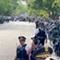 Hundreds of police in Chicago for the DNC